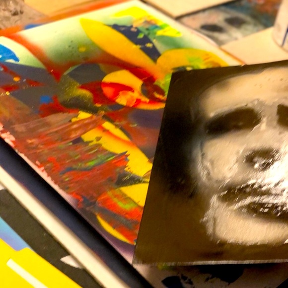 FLEUR DE LIS | 11x17 |  DANIEL ARNOLD Original Spray Paint Artwork STL 2022 - Picture 2 of 5